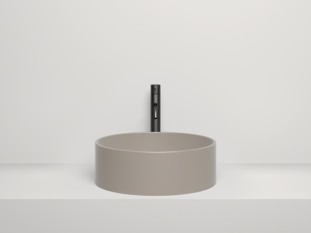 Раковина из литьевого мрамора Salini ARMONIA 130112G 45х45 накладная цвет белый без отверстий под смеситель